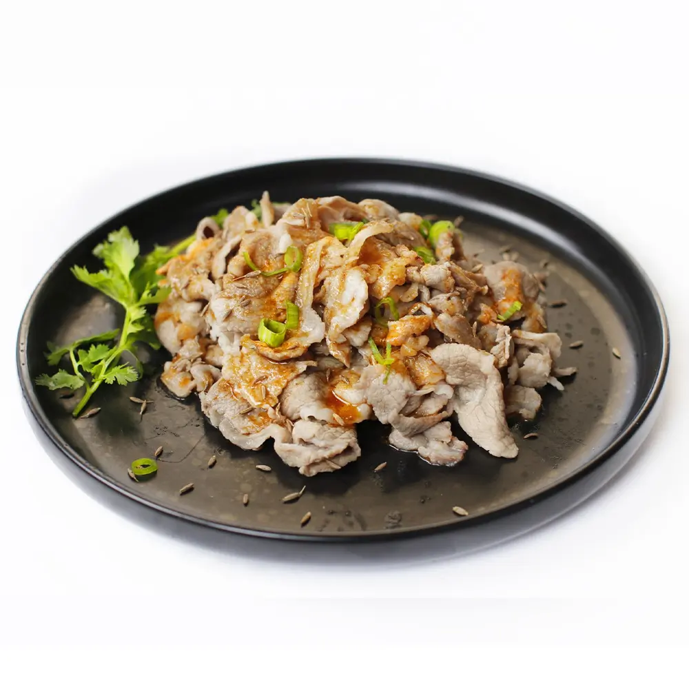 Marinated pork with spicy sauce from So Tasty, a Chinese restaurant in Bellevue